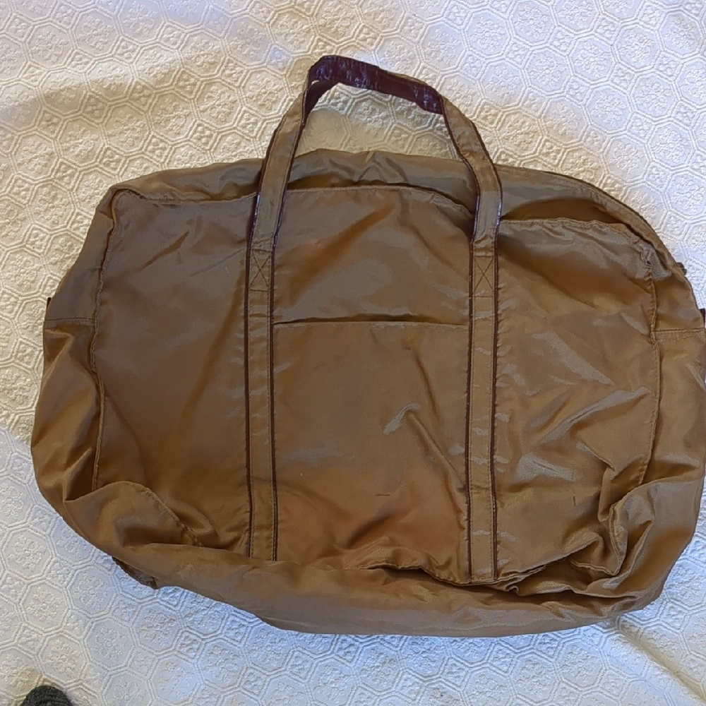 Totes Brown Travel Bag Durable Canvas Design - Picture 3 of 10